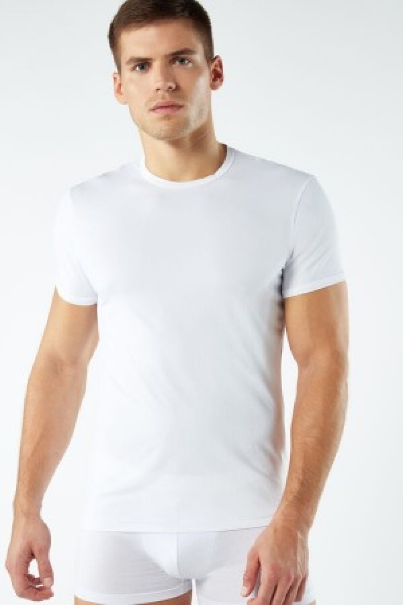 Intimissimi Microfiber T-shirt Wit | NLZDE10328